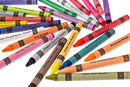 Offensive Crayon Porn Pack with 24 novelty crayons featuring adult-themed names for party games.