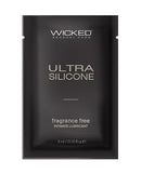 Wicked Sensual Care Ultra Silicone Lubricant Fragrance Free 3ml intimate lubricant packet