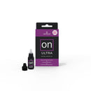 Sensuva ON Natural Arousal Oil Ultra 0.17 Fl Oz bottle and packaging on a white background.
