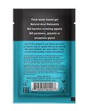 Wicked Sensual Care Jelle Plus Water Based Anal Lube 0.1 Oz packaging highlighting natural anal relaxants.