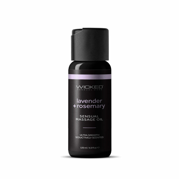 Wicked Lavender & Rosemary Sensual Massage Oil - 4 oz