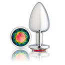 CLOUD 9 GEMS SILVER CHROMED ANAL PLUG LARGE-1