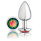 CLOUD 9 GEMS SILVER CHROMED ANAL PLUG LARGE-1
