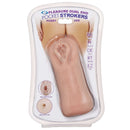 Dual Ended Pleasure Beaded Pussy & Ass Stroker in package, showcasing dual textures for enhanced pleasure.