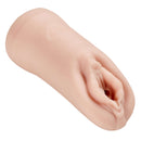Image of Dual Ended Pleasure Beaded Pussy & Ass Stroker showing textured opening for dual sensation.