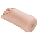 Dual Ended Pleasure Beaded Pussy & Ass Stroker showcasing realistic texture and dual-ended design for enhanced pleasure.
