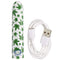 SLIM VIBE WHITE/CANNABIS LEAF-1