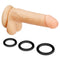 CLOUD 9 DUAL DENSITY DILDO 6IN W/ BALLS LIGHT-6