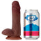 CLOUD 9 DUAL DENSITY DILDO TOUCH 6IN W/ BALLS BROWN-0