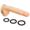 CLOUD 9 DUAL DENSITY DILDO TOUCH 7IN W/ BALLS LIGHT-4
