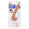 CLOUD 9 DUAL DENSITY DILDO TOUCH 7IN W/ BALLS TAN/ MOCHA-3