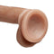 CLOUD 9 DUAL DENSITY DILDO TOUCH 7IN W/ BALLS TAN/ MOCHA-0