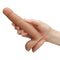 CLOUD 9 DUAL DENSITY DILDO TOUCH 7IN W/ BALLS TAN/ MOCHA-1