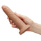 CLOUD 9 DUAL DENSITY DILDO TOUCH 7IN W/ NO BALLS TAN/ MOCHA-2