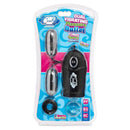 Dual Vibrating Pleasure Bullets Vibrator with remote and bonus rings from Cloud 9 Novelties.