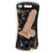 PRO SENSUAL PREMIUM SILICONE DONG W/ 3 C RINGS TAN 6 "-0
