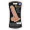 PRO SENSUAL PREMIUM SILICONE DONG W/ 3 C RINGS TAN 6 "-1