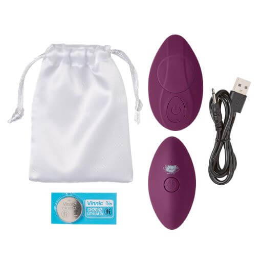 CLOUD 9 PANTY PLEASURES MAGNETIC PANTY VIBE PLUM-7