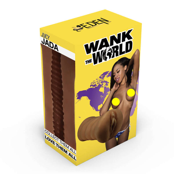 WANK THE WORLD REALISTIC MASTURBATOR JUICY JADA-0