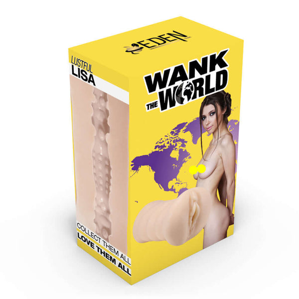 WANK THE WORLD REALISTIC MASTURBATOR LUSTFUL LISA-0