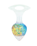 Pinkelephant Luxe Prism Medium Butt Plug Rainbow with colorful crystal glass design