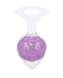 Pinkelephant Luxe Prism Medium Butt Plug Light Purple featuring a smooth silicone design and sparkling crystal base.