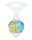 Pinkelephant Luxe Prism Large Butt Plug Rainbow featuring a colorful crystal design and body-safe platinum silicone.