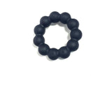 Rascal Meat Ballz Silicone Cock Ring Black, featuring ball-shaped bumps for added stimulation, made from soft touch silicone.