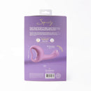 Camtoyz Squirty G-Spot Vibrator and Stimulator Purple packaging showcasing features and ergonomic design.