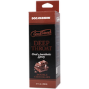 Goodhead Deep Throat Spray Double Chocolate 2 Fl Oz packaging, flavored oral spray for enhanced pleasure.