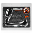 Oxballs Ass X Asslock Atomic Jock Butt Plug Black packaging with detailed description and product features.