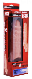 Size Matters Really Ample Penis Enhancer in packaging, designed to add length and girth for enhanced pleasure.
