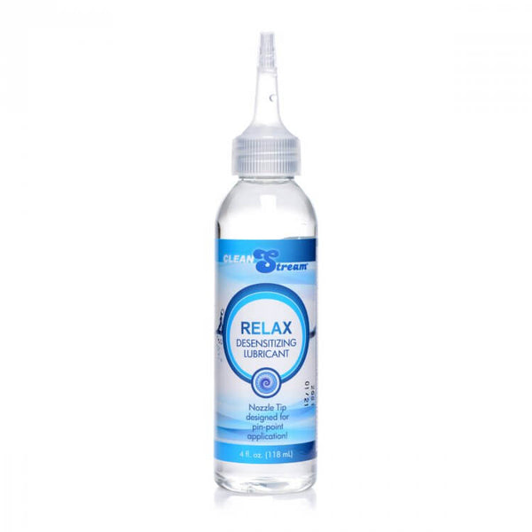 CLEANSTREAM RELAX ANAL LUBE DESENSITIZING W/ TIP 4OZ-0