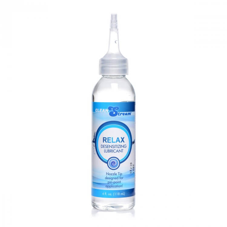 CLEANSTREAM RELAX ANAL LUBE DESENSITIZING W/ TIP 4OZ-0