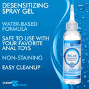 CLEANSTREAM RELAX ANAL LUBE DESENSITIZING W/ TIP 4OZ-4