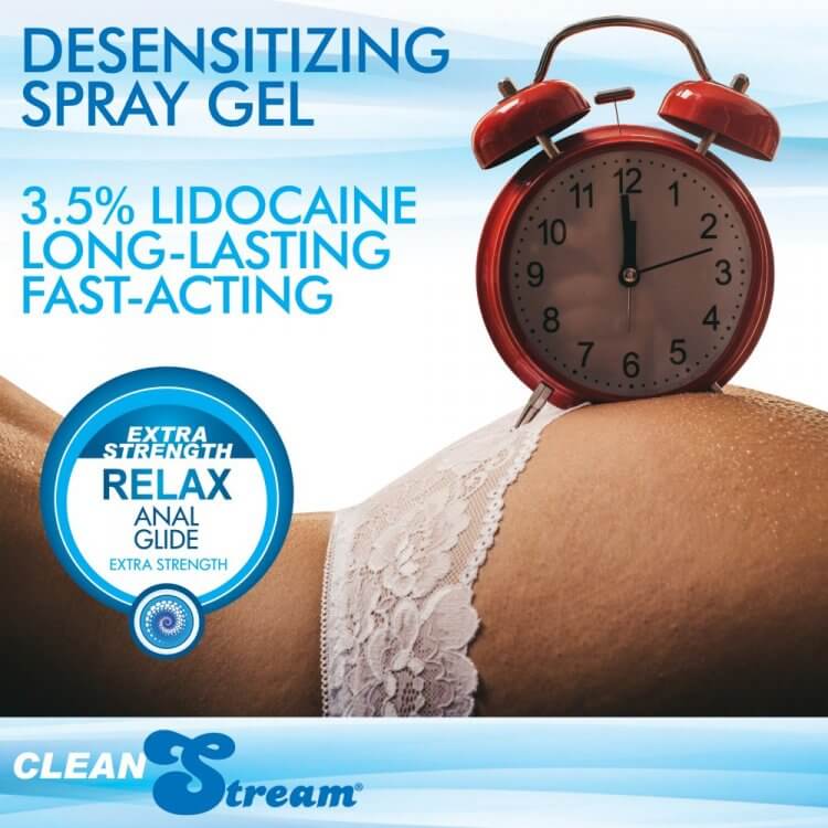 CLEANSTREAM RELAX ANAL LUBE DESENSITIZING W/ TIP 4OZ-2