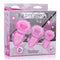 Booty Sparks Pink Glitter Gem Anal Plug Set 3 pieces, featuring tapered designs for beginners and experts, perfect for playful exploration.