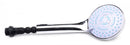 CleanStream silver shower head with silicone nozzle for enema and convenient shower use.