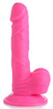 POP 6.5IN DILDO W/ BALLS PINK-0