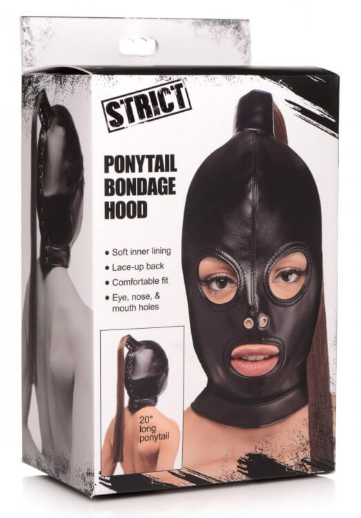 STRICT PONYTAIL BONDAGE HOOD-0