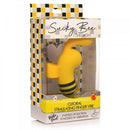 Shegasm Sucky Bee Clit Stimulator Finger Vibe in packaging showcasing its playful design and features.