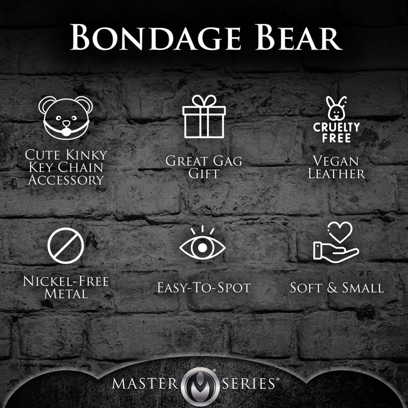 MASTER SERIES HOODED TEDDY BEAR KEYCHAIN-8