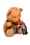 Master Series Gagged Bondage Bear with collar and chains for unique gifting or playful collections.