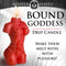 MASTER SERIES BOUND GODDESS DRIP CANDLE RED(Out Beg Apr)-3