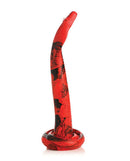 Creature Cocks King Cobra 18 inches Long Silicone Dong featuring a serpent design in red and black.