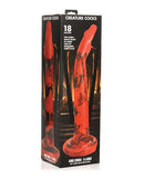 Creature Cocks King Cobra 18 inches Long Silicone Dong packaging with bold design and features.