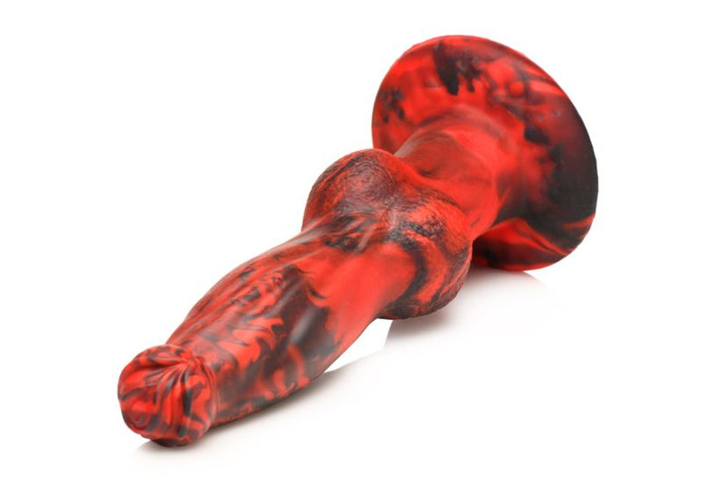 CREATURE COCKS HELL WOLF THRUSTING & VIBRATING SILICONE DILDO W/ REMOTE-1