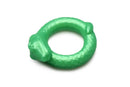 Jade green serpentine cock ring in fantasy snake design for enhancing pleasure and intensifying climax.