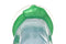 Close-up of Creature Cocks Serpentine Cock Ring in Jade Green Snake Design wrapping around clear shaft.