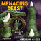 Creature Cocks Dragon Claw Silicone Dildo with unique details, firm flexible design, and stimulating texture, featuring a green dragon theme.